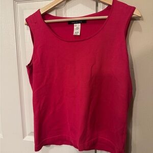 Jones New York Fuchsia Tank Top